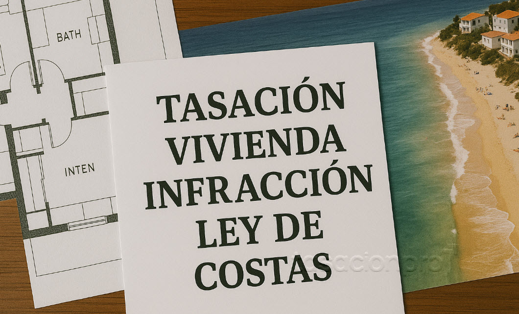 Tasación vivienda infracción Ley de Costas