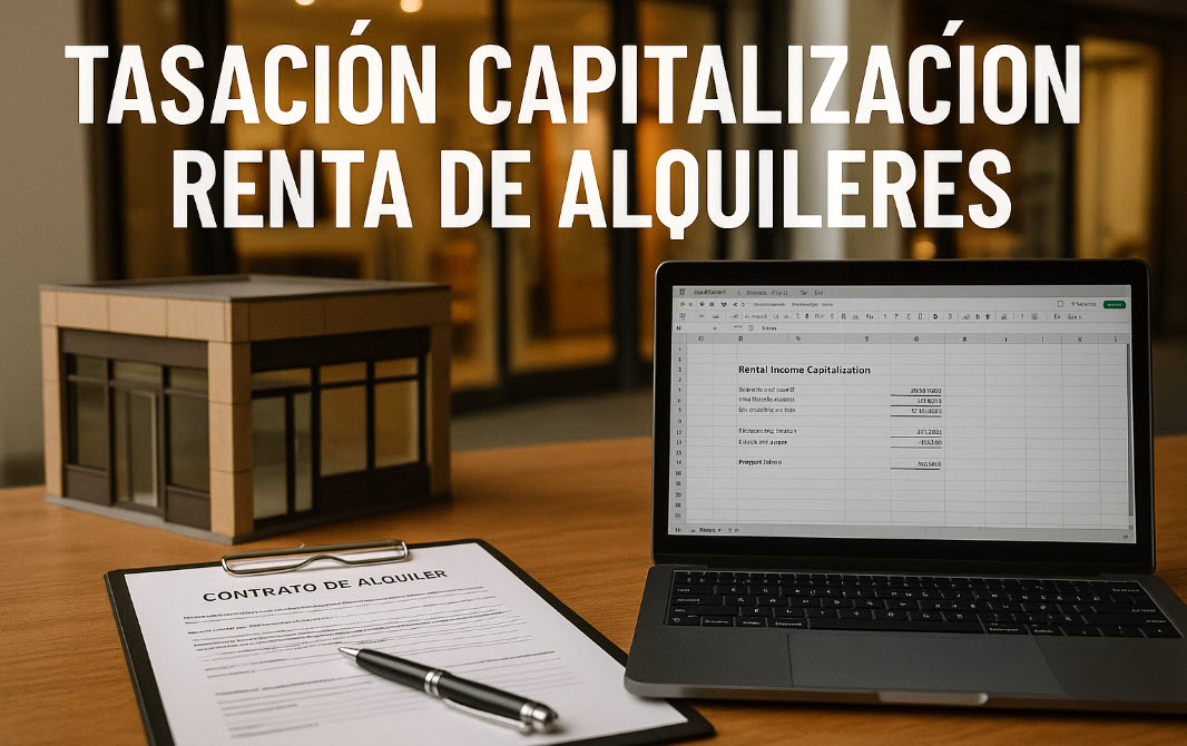 tasación capitalización renta de alquileres