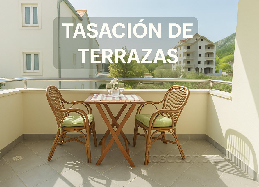 tasación de terrazas
