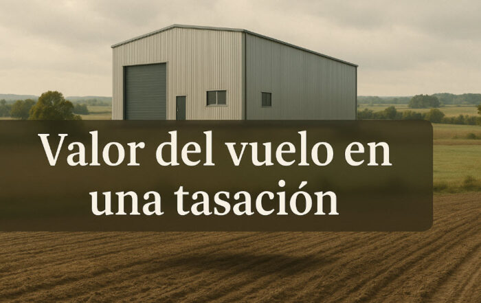 valor del vuelo en una tasación