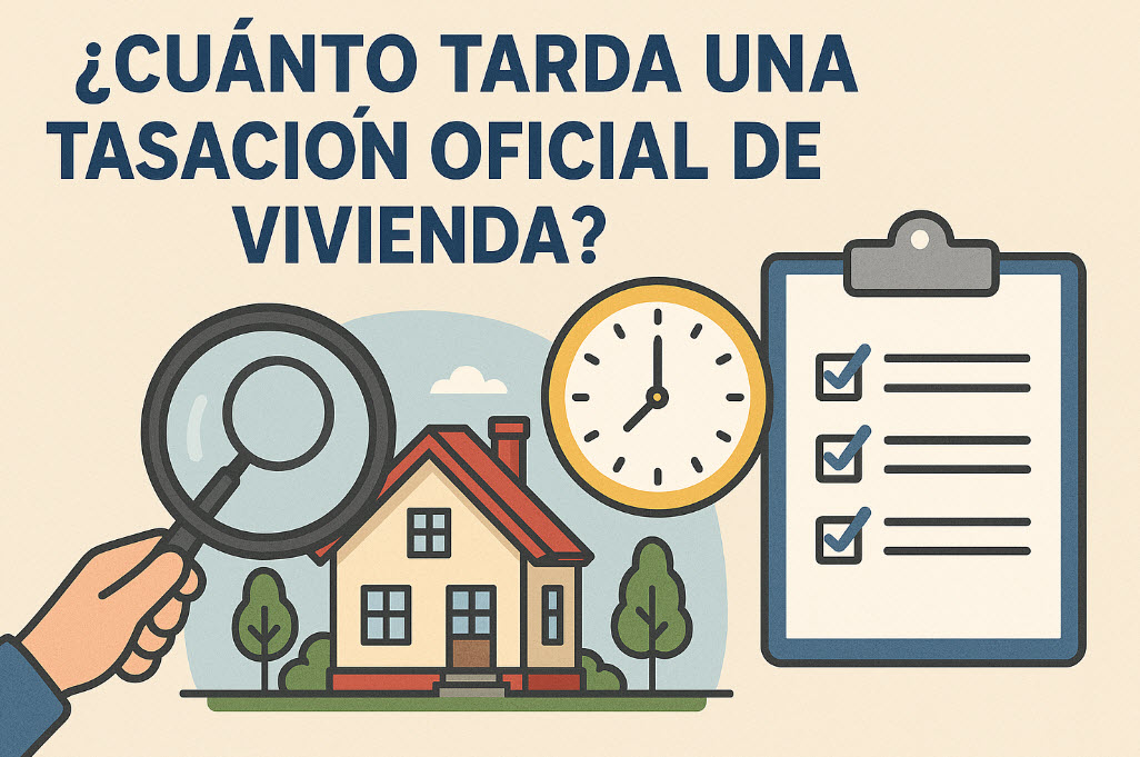 cuanto tarda una tasación oficial de vivienda