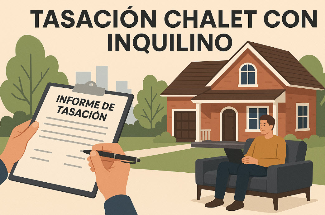 tasación chalet con inquilino