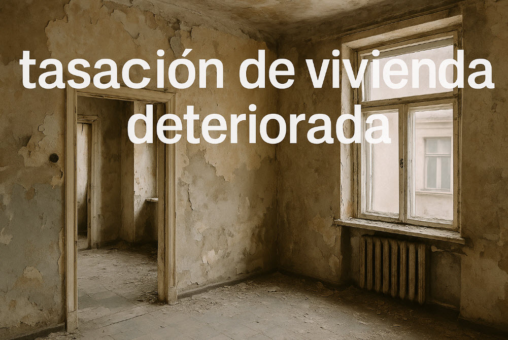 tasación de vivienda deteriorada