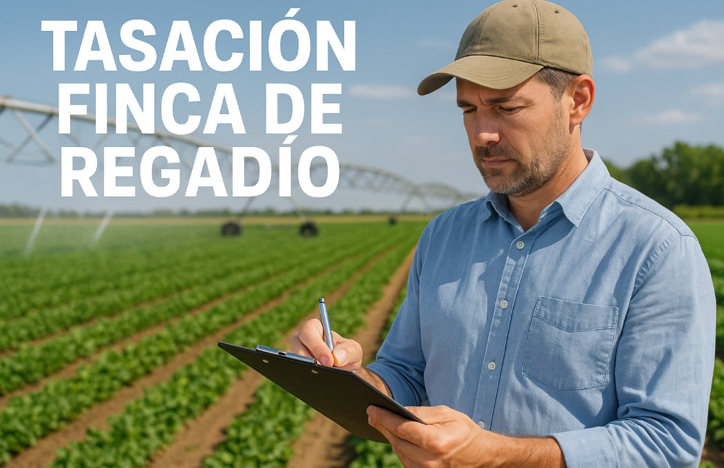 tasación finca de regadío