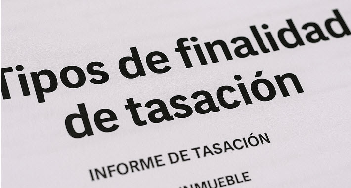 tipos de finalidad tasación