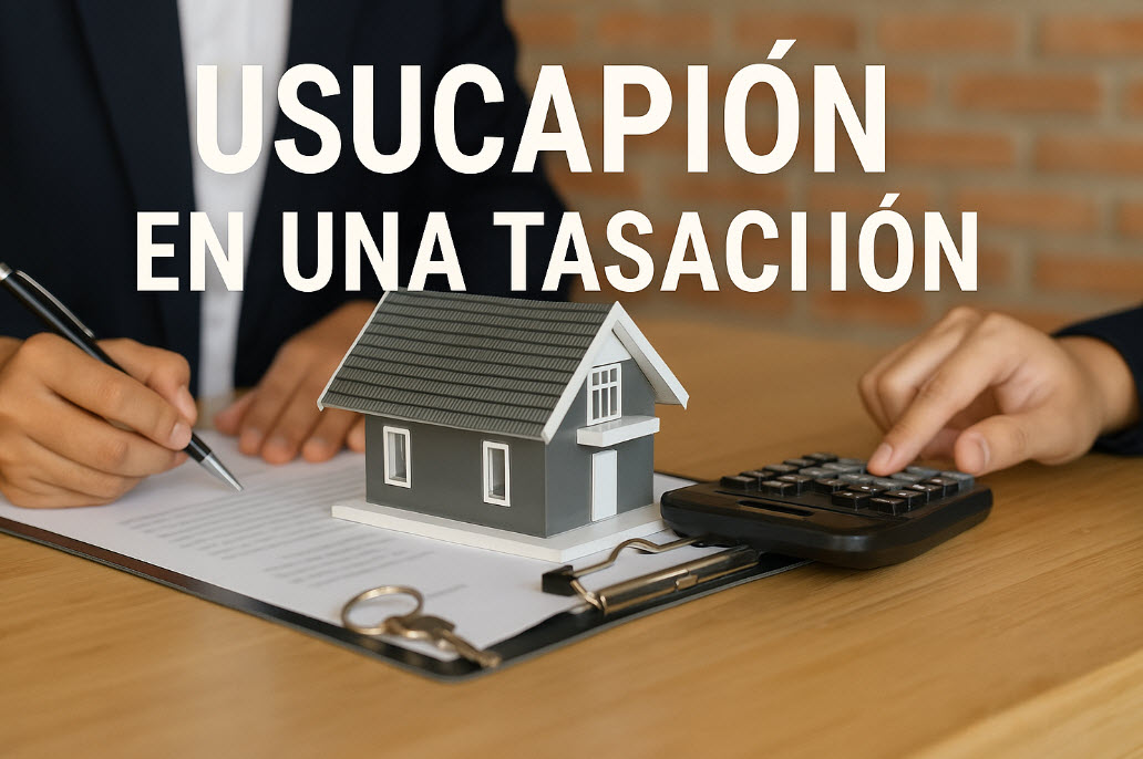 usucapion en una tasación