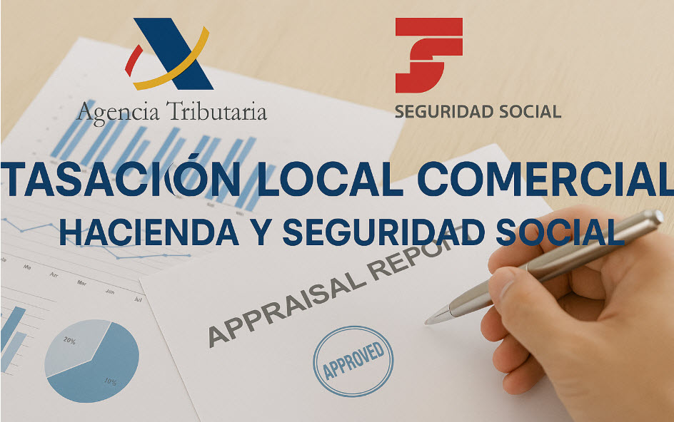 tasación local comercial hacienda y seguridad social
