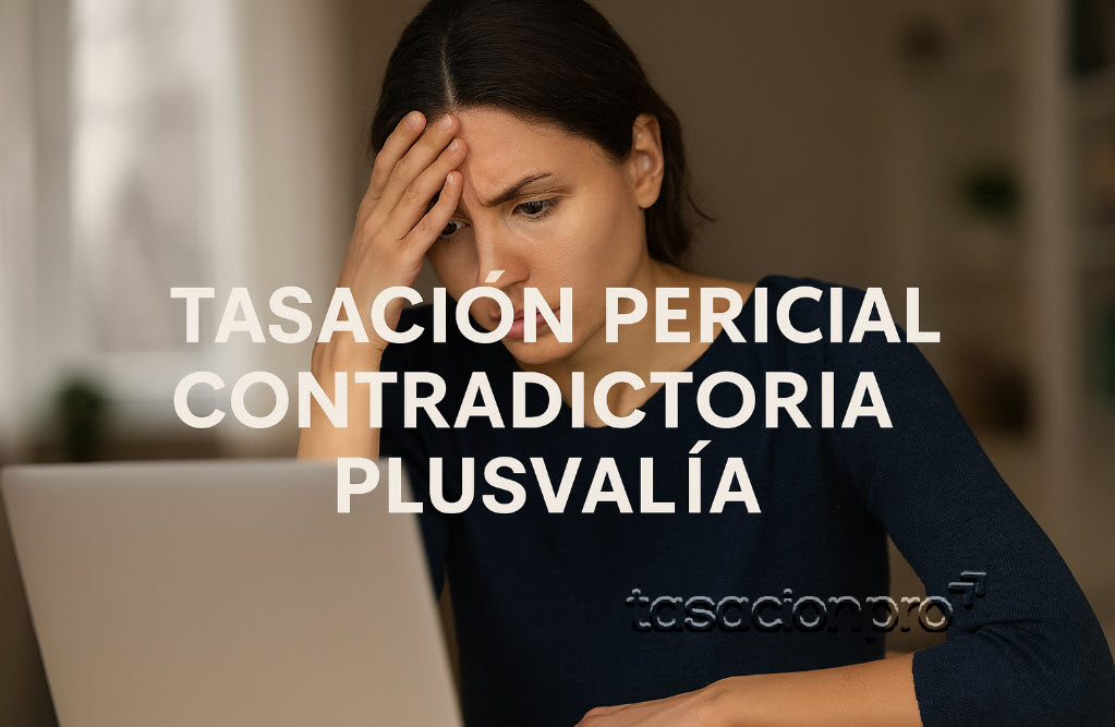 tasación pericial contradictoria plusvalía