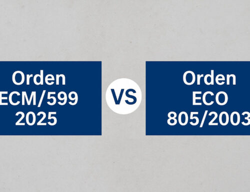 Diferencias Nueva Orden ECM/599/2025 vs ECO 805/2003