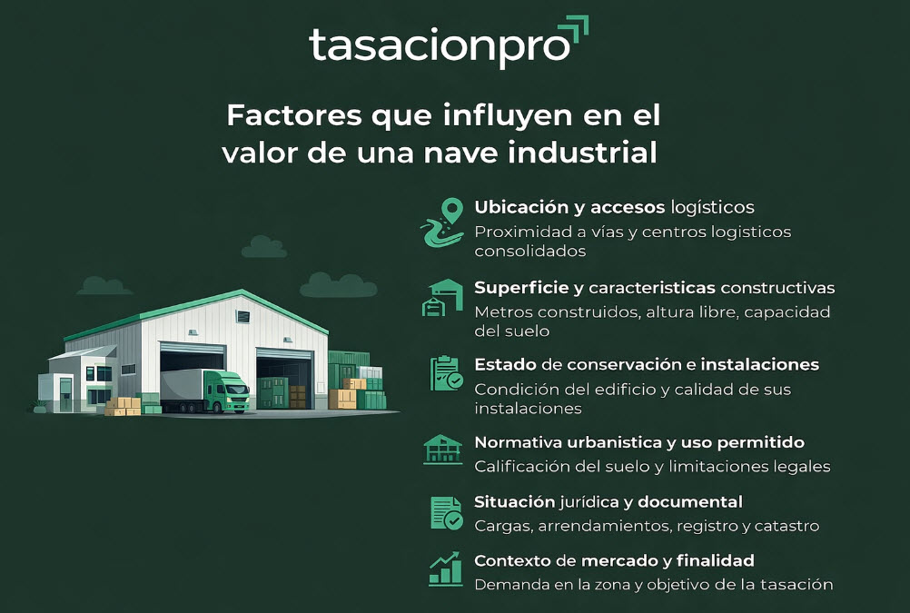 factores que influyen en el valor de una nave industrial