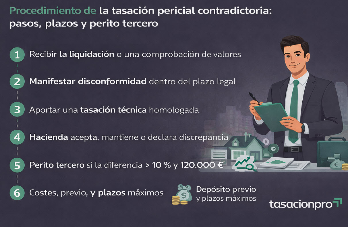 procedimiento tasación pericial contradictoria