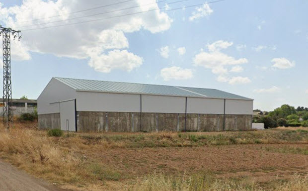 tasación finca rústica con nave industrial Teruel