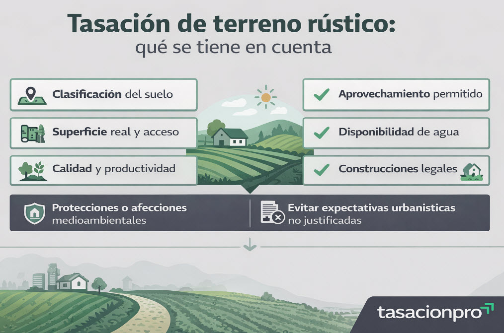 tasación terreno rústico